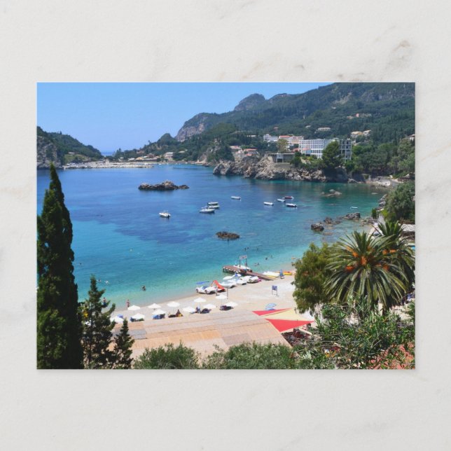 Carte Postale Paleokastritsa Grèce (Devant)