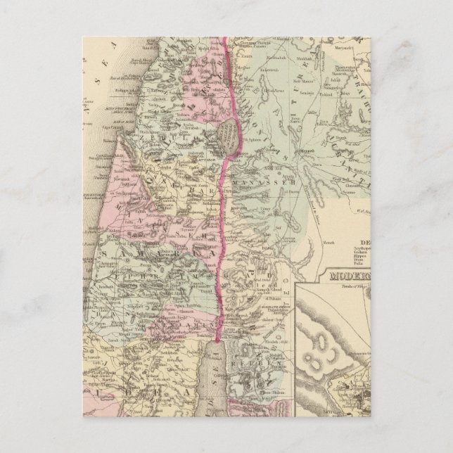 Carte Postale Palestine, Jérusalem (Devant)