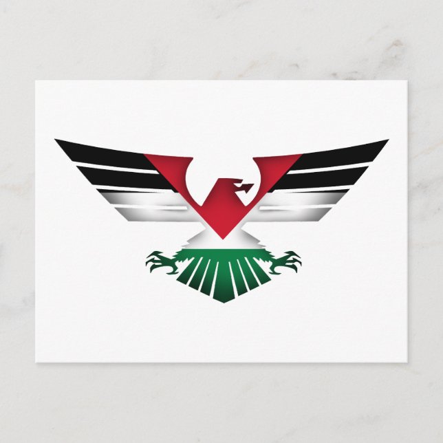 CARTE POSTALE PALESTINE LIBRE - AILES DE LIBERTÉ (Devant)