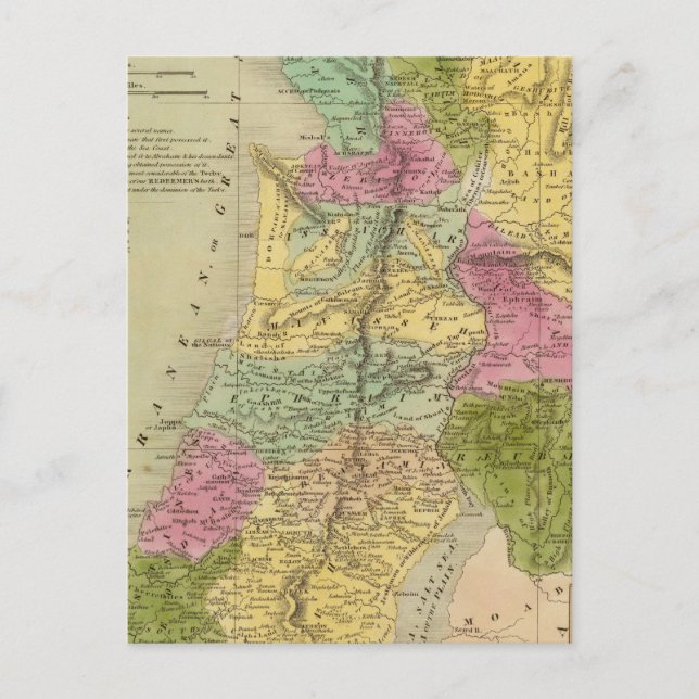 Carte Postale Palestine, ou Terre Sainte (Devant)