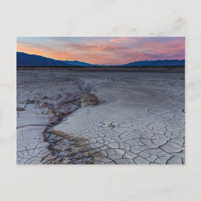 Carte Postale Palette coucher de soleil (Devant)