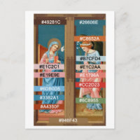 Palette de couleurs pour l'annonce par F. Lippi