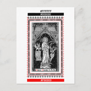 Carte Postale Palette de couleurs pour St. Joseph (DT 01)