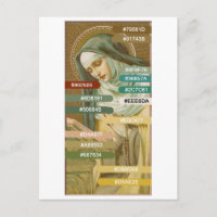 Palette de couleurs St. Mary Magdalene de Pazzi (J