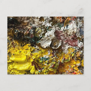 Carte Postale Palette de l'artiste #1