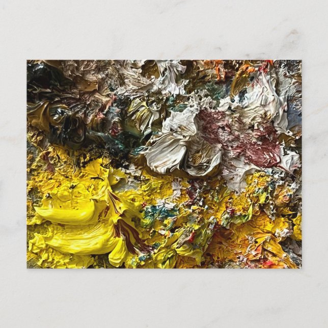 Carte Postale Palette de l'artiste #1 (Devant)