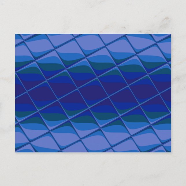 Carte Postale palette indigo (Devant)