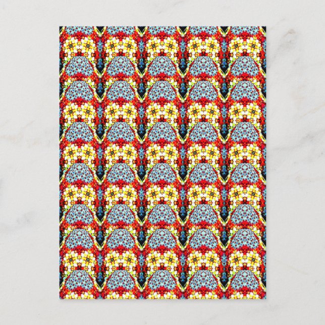 Carte Postale palettes multicolores (Devant)