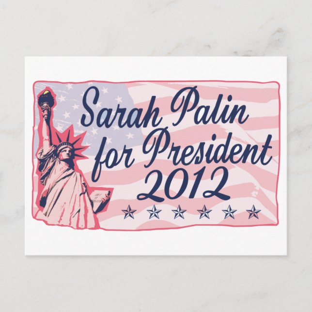 Carte Postale Palin Lady Liberty (Devant)