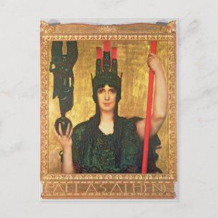 Carte Postale Pallas Athena