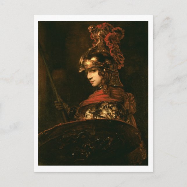 Carte Postale Pallas Athena ou, figure blindée, 1664-65 (Devant)