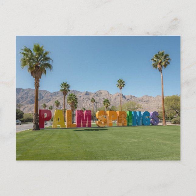 Carte Postale Palm springs californie (Devant)