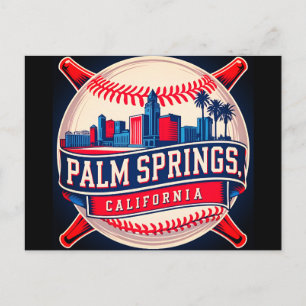 Carte Postale Palm Springs Californie Baseball Ville Horizon