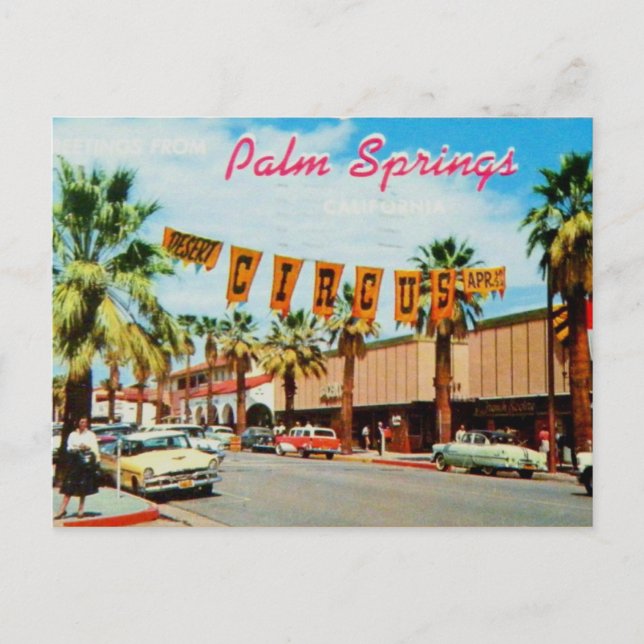 Carte Postale Palm Springs, Californie - Vintage (Devant)
