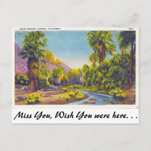 Carte Postale Palm Springs Canyon, Californie