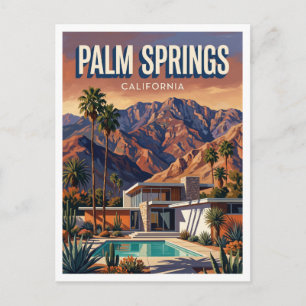 Carte Postale Palm Springs San Jacinto Mountain View Californie