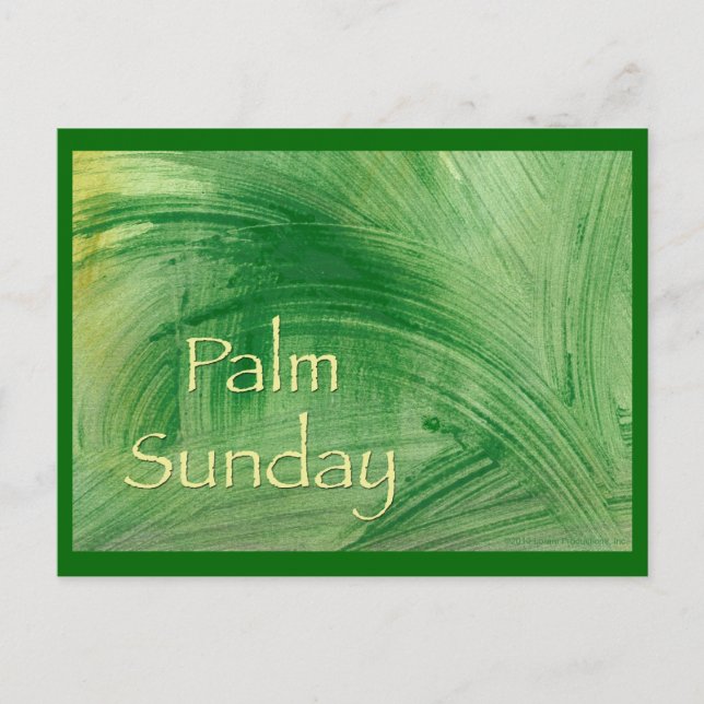 Carte postale Palm Sunday (Devant)