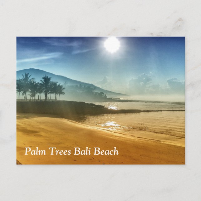 Carte Postale Palm Trees Bali Beach (Devant)