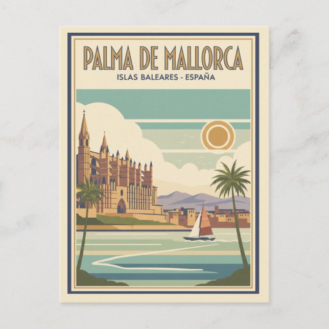 Carte Postale Palma de Majorque Espagne (Devant)