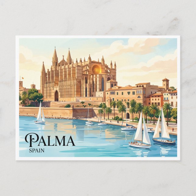 Carte Postale Palma de Majorque Espagne (Devant)