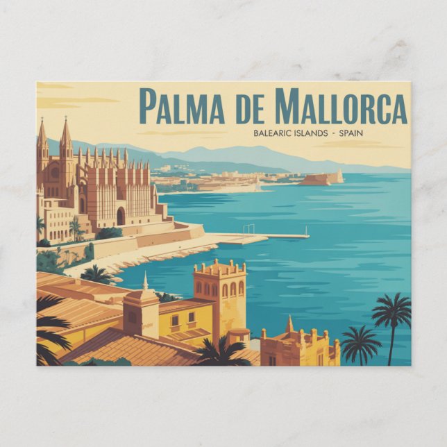 Carte Postale Palma de Majorque  Îles Baléares  (Devant)