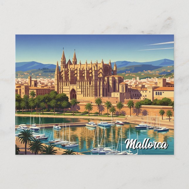 Carte Postale Palma de Mallorca Espagne Voyage (Devant)