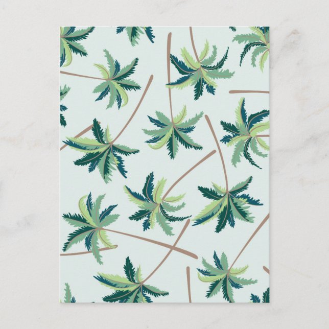 Carte Postale Palme de queue australienne tropicale (Devant)