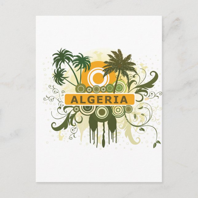 Carte Postale Palmier Algérie (Devant)