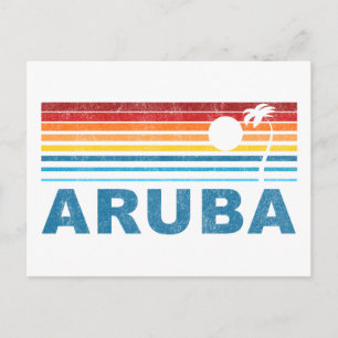 Carte Postale Palmier Aruba