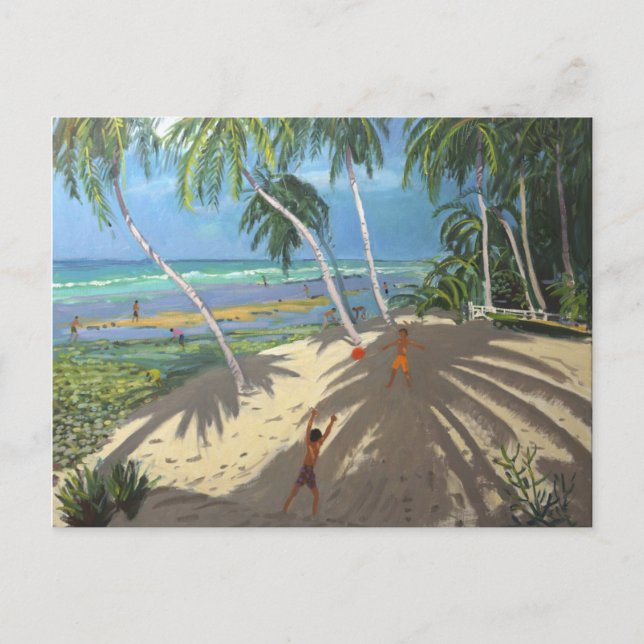 Carte Postale Palmiers Clovelly beach Barbados 2013 (Devant)