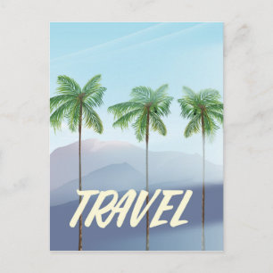 Carte Postale Palmiers de voyage
