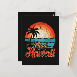 Carte Postale Palmiers Plage Hawaïenne