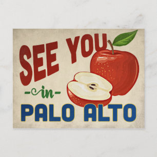 Carte Postale Palo Alto California Apple - Vintage voyage
