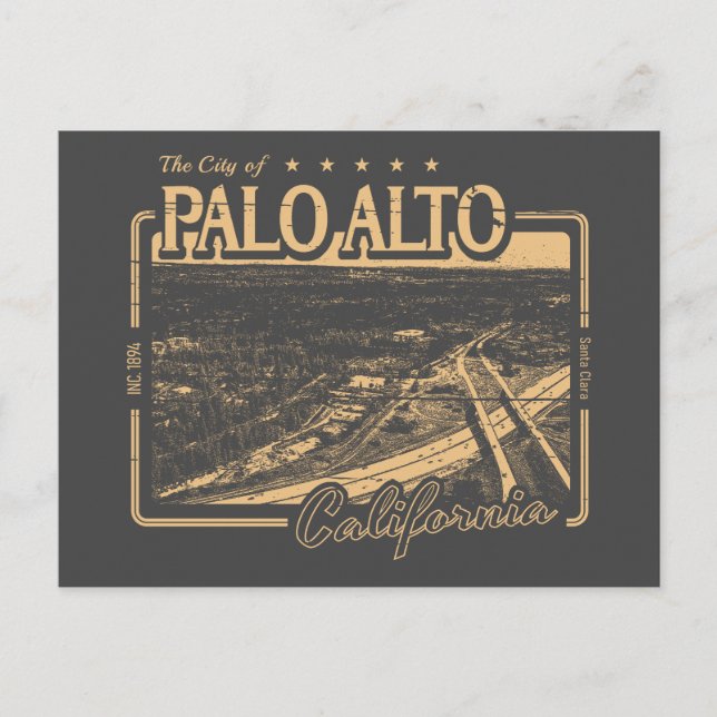CARTE POSTALE PALO ALTO CALIFORNIA - MENLO PARK SAND HILLE ROAD (Devant)