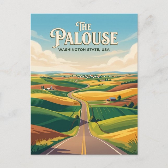 Carte Postale Palouse Scenic Byway États-Unis (Devant)