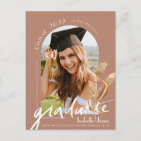Pampas Grass Arch Photo Faire-part de graduation