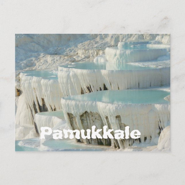 Carte Postale Pamukkale, Turquie (Devant)