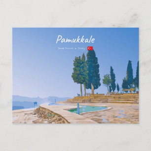 Carte Postale Pamukkale, Turquie - Piscines thermales