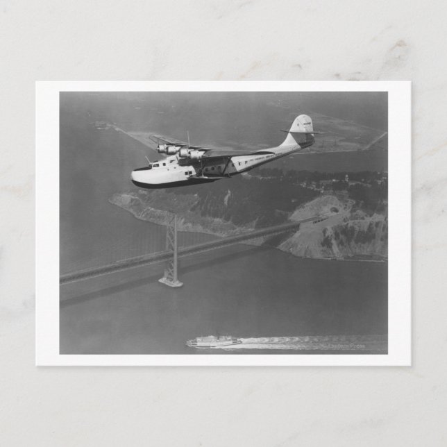 Carte Postale Pan American Philippine Martin Clipper sur (Devant)