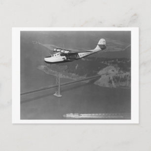 Carte Postale Pan American Philippine Martin Clipper sur
