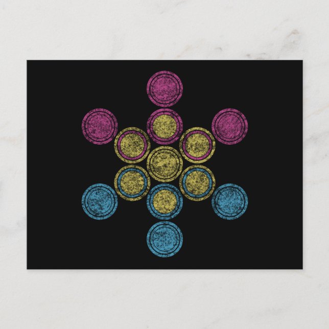 Carte Postale pan Cercles sacrés (Devant)
