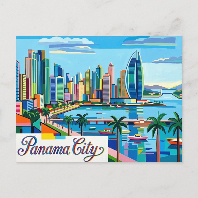 Carte Postale Panama City (Devant)