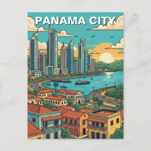 Carte Postale Panama City Travel