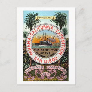 Carte Postale Panama Pacific Expo 1915 Vintage