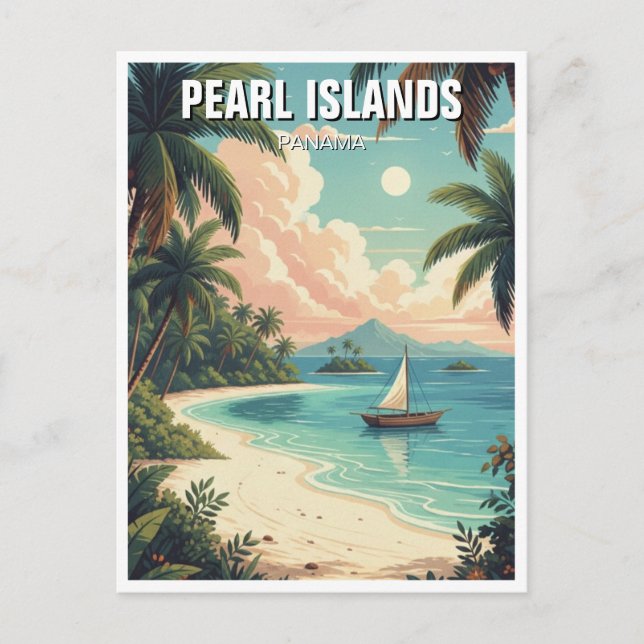 Carte Postale Panama Pearl Islands Travel (Devant)
