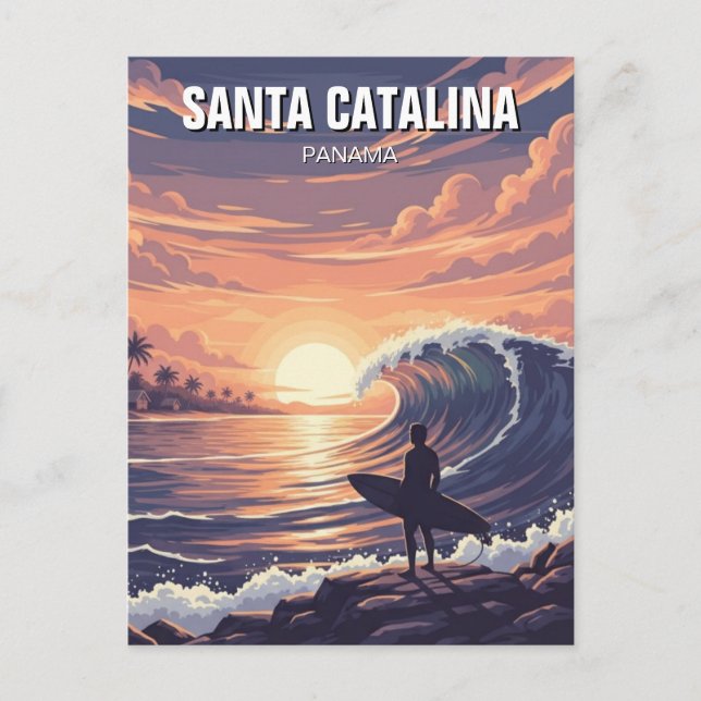 Carte Postale Panama Père Noël Catalina Travel (Devant)