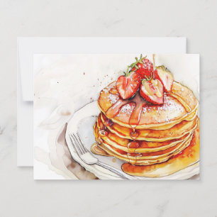 Carte Postale Pancakes