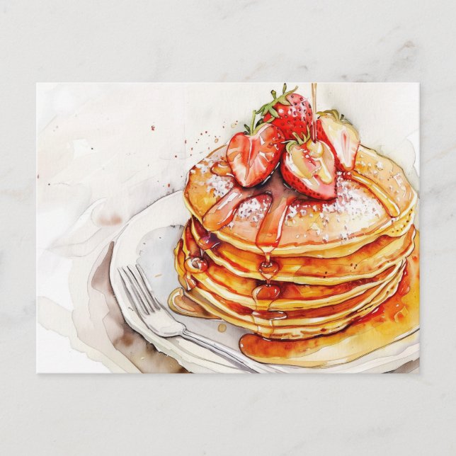Carte Postale Pancakes (Devant)