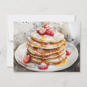 Carte Postale Pancakes