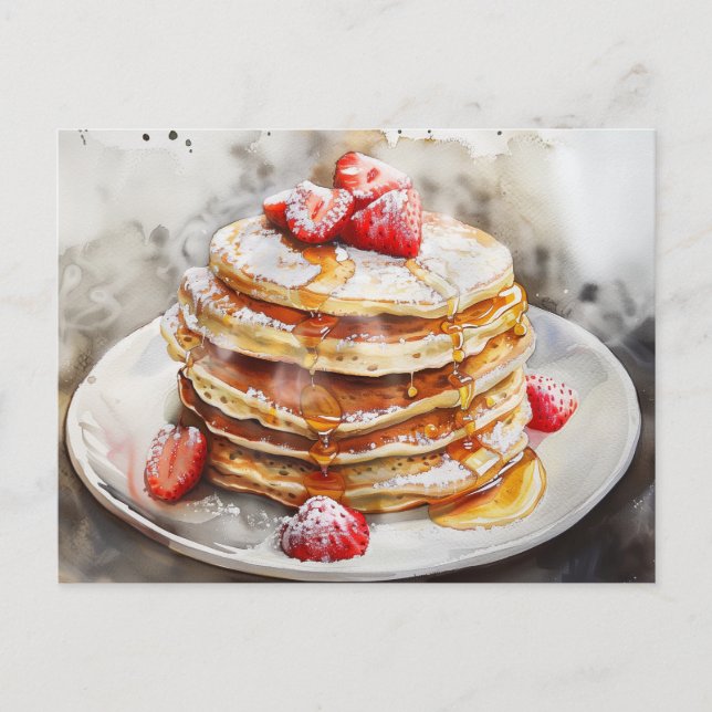 Carte Postale Pancakes (Devant)